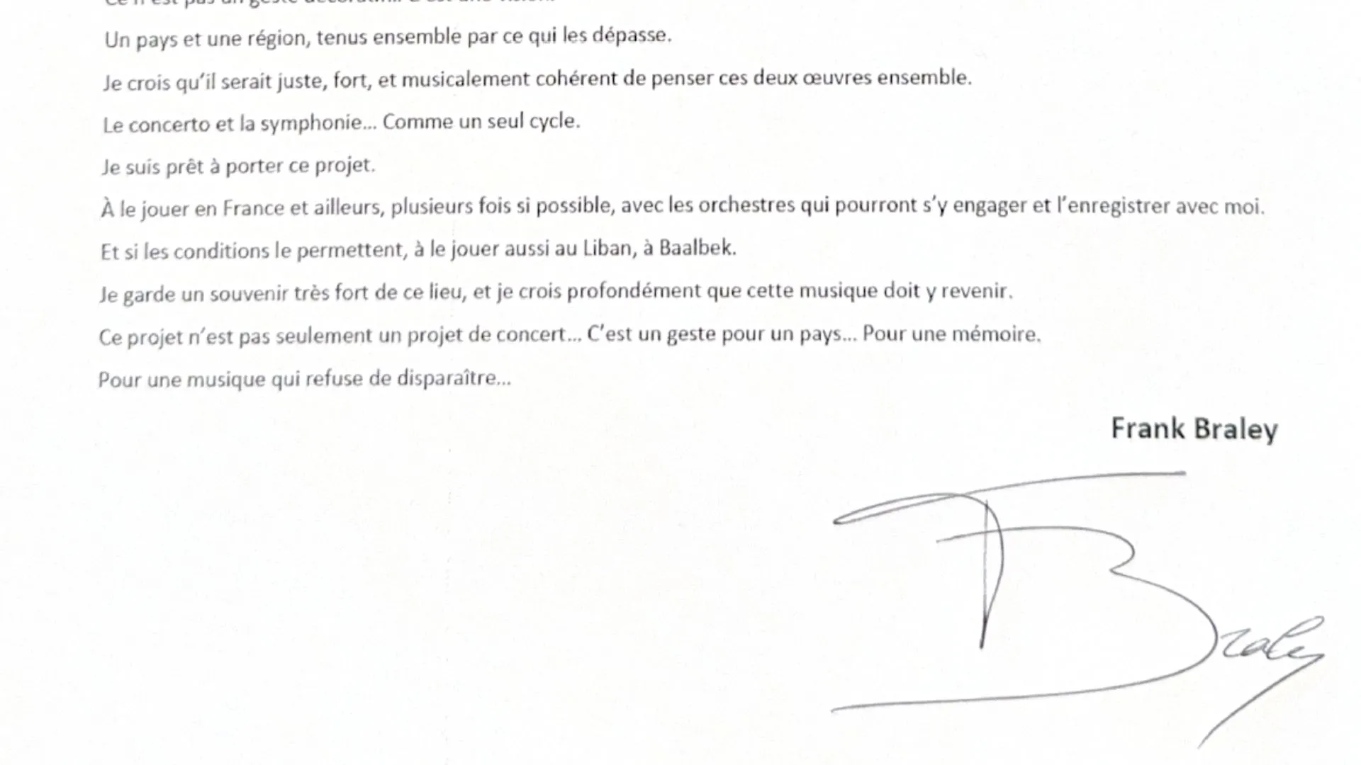 lettre ouverte frank braley concerto libanais
